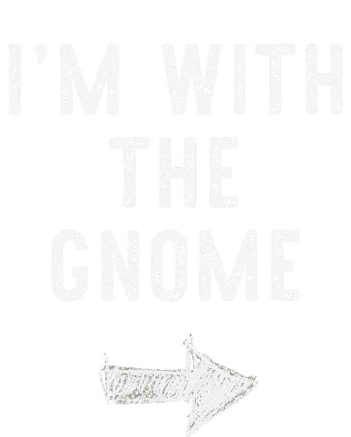 IM With The Gnome Costume Halloween Matching Couple V-Neck T-Shirt