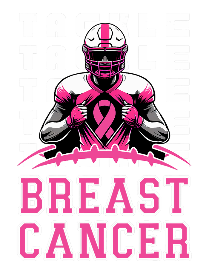 Tackle Football Breast Cancer Awareness Ribbon Tie-Dye Long Sleeve Shirt