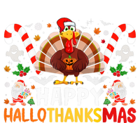 Halloween Thanksgiving Christmas Happy Hallothanksmas T-Shirt