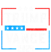 Us Flag Trump Jd Vance 2024 Retro Stripe And Star Trump Vance 2024 Gift T-Shirt