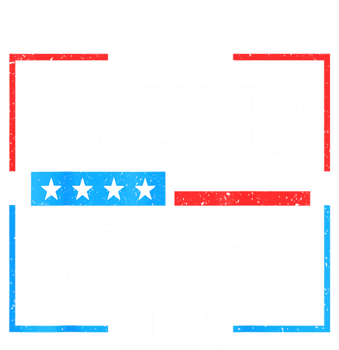 Us Flag Trump Jd Vance 2024 Retro Stripe And Star Trump Vance 2024 Gift T-Shirt