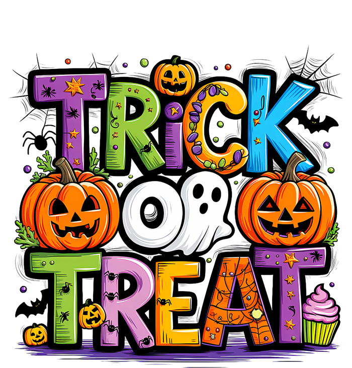 Trick Or Treat Halloween Cool Logo T-Shirt