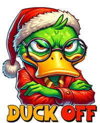 Duck Off Funny Sarcastic Grumpy Duck Christmas T-Shirt