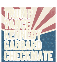 Trump Vance Kennedy Gabbard Checkmate American Flag Chess Meaningful Gift Magnet