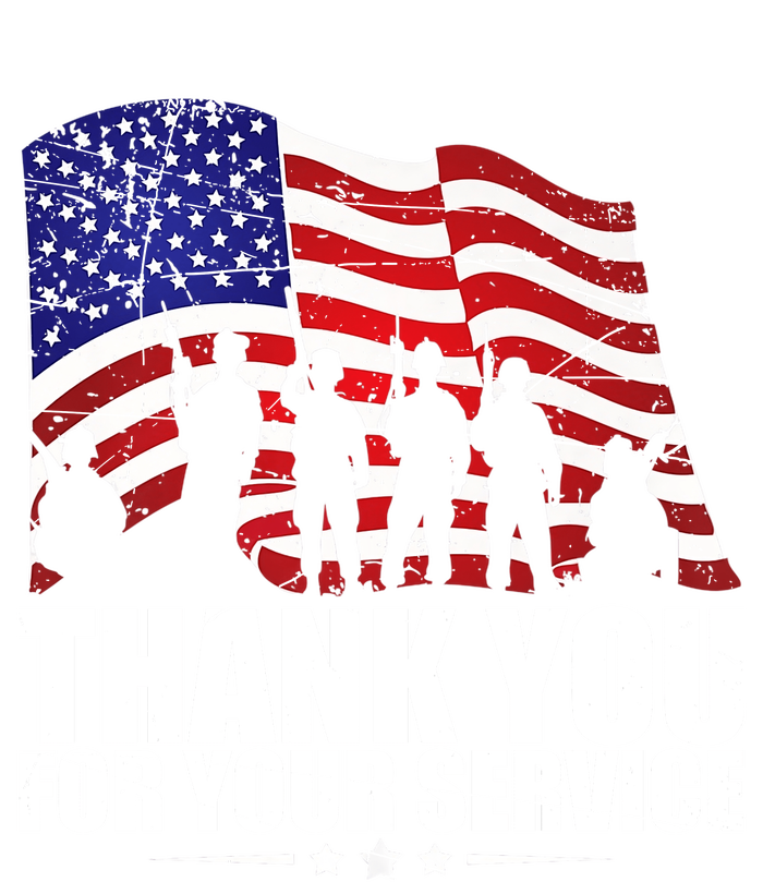 Thank You For Your Service Veteran Day V-Neck T-Shirt