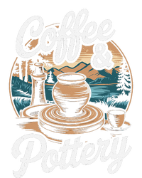 Coffee And Pottery Lover Ceramic Artist Women's V-Neck T-Shirt