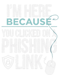 IM Here Because You Clicked On Phishing Link Cyber Security Hooded Wearable Blanket