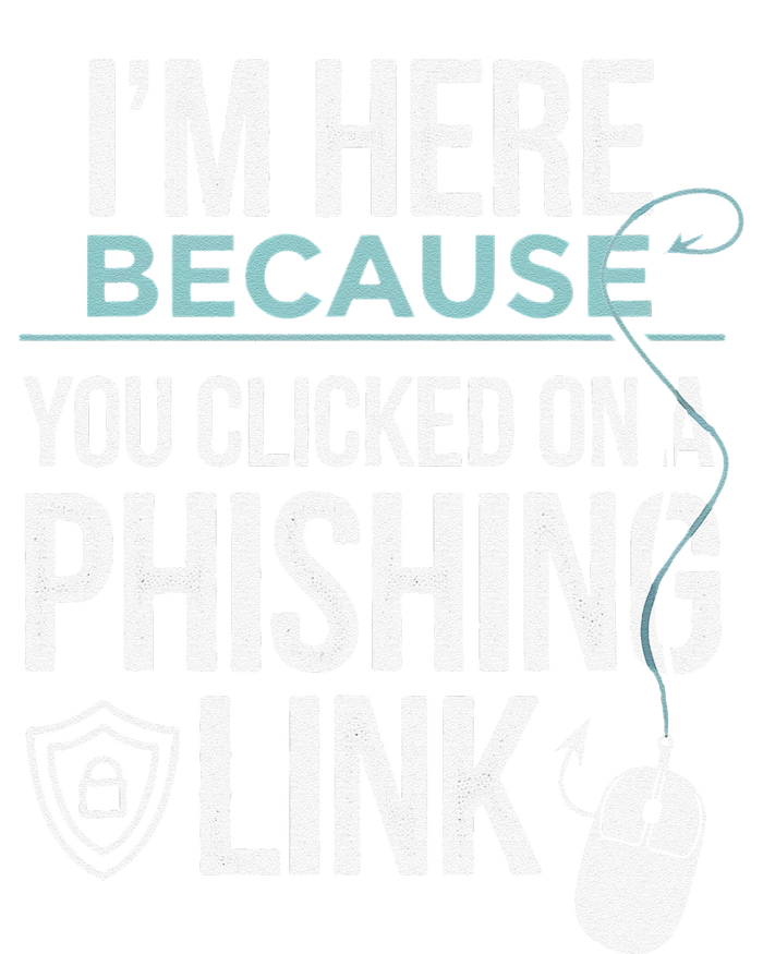 IM Here Because You Clicked On Phishing Link Cyber Security Hooded Wearable Blanket