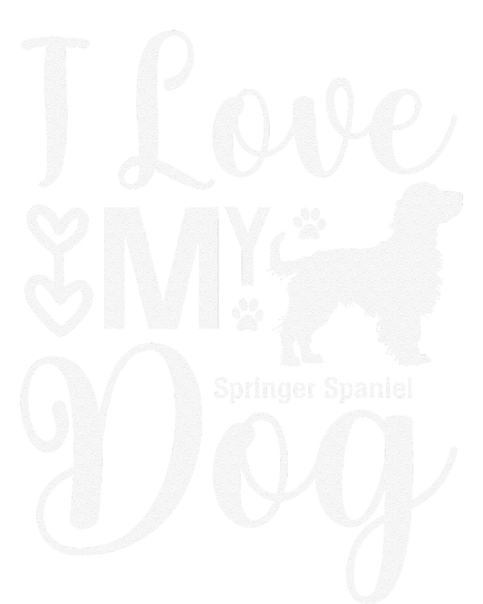 I Just Love Springer Spaniels Spanniel Lover Loves Dogs Mousepad