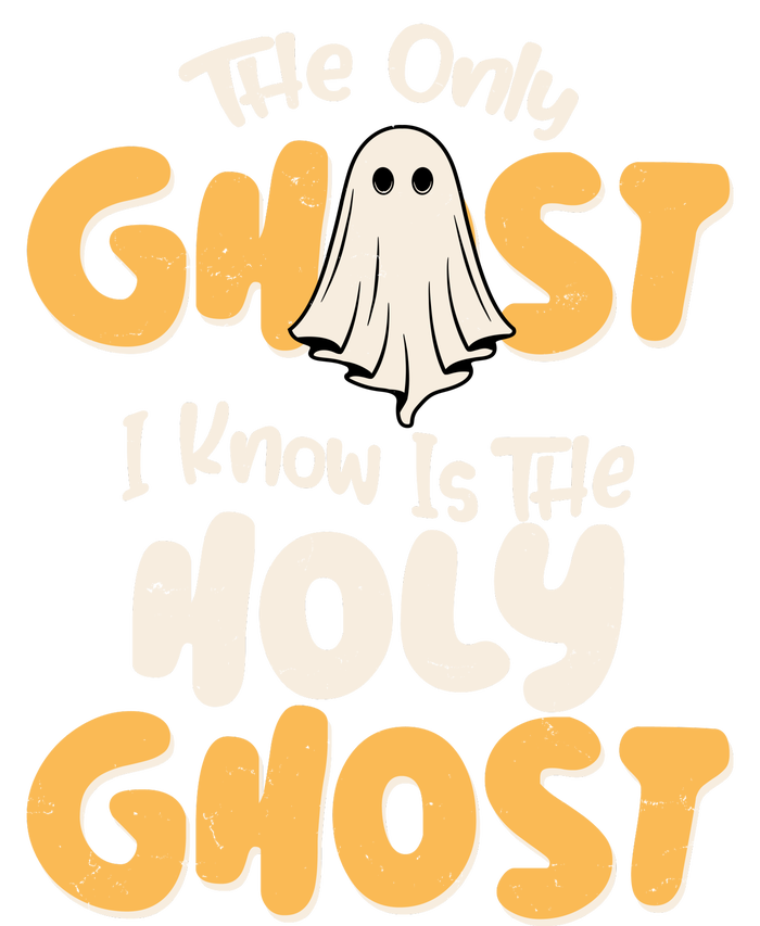 The Only Ghost I Know Is The Hold Ghost Christian Halloween Baby Long Sleeve Bodysuit