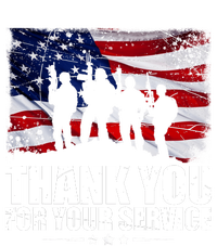 Thank You For Your Service Veteran Day Gift Cooling Performance Crew T-Shirt