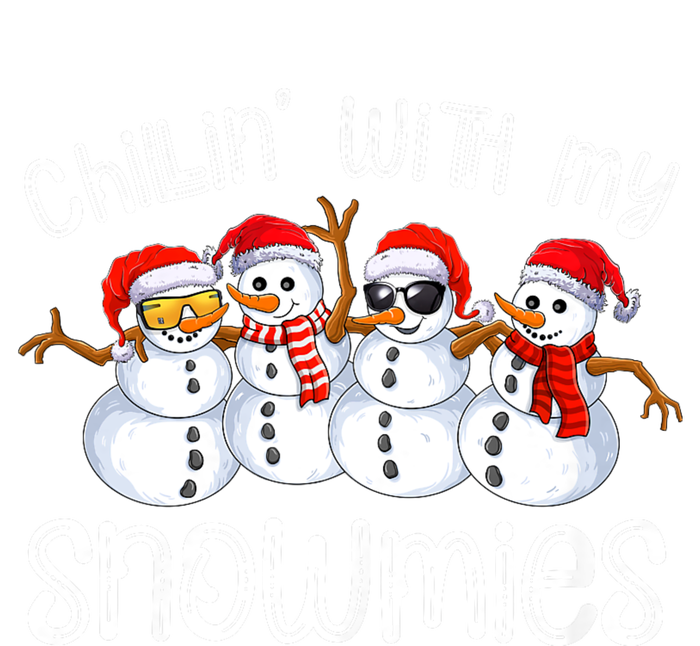 Snowman Christmas Chillin With My Snowmies Ugly Gift T-Shirt