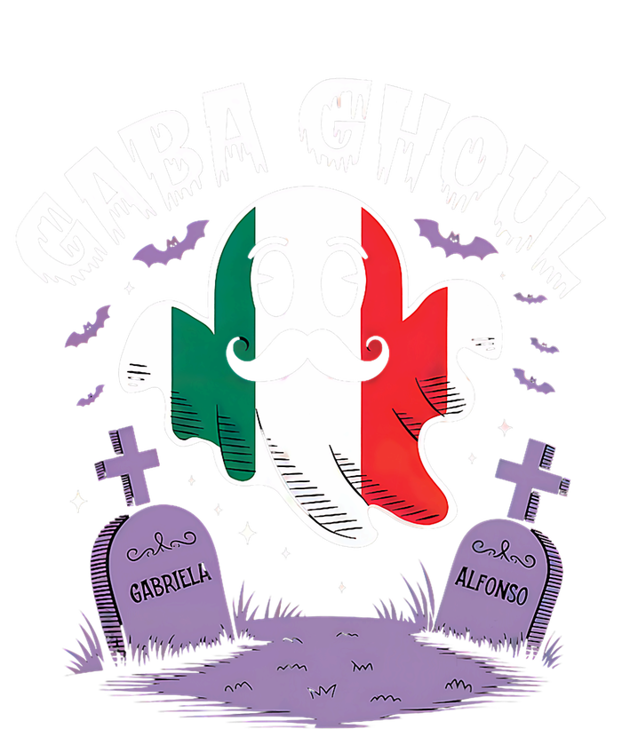 Halloween Graveyard Gaba Ghoul Ghost Funny Italian Gabagool Yupoong Adult 5-Panel Trucker Hat