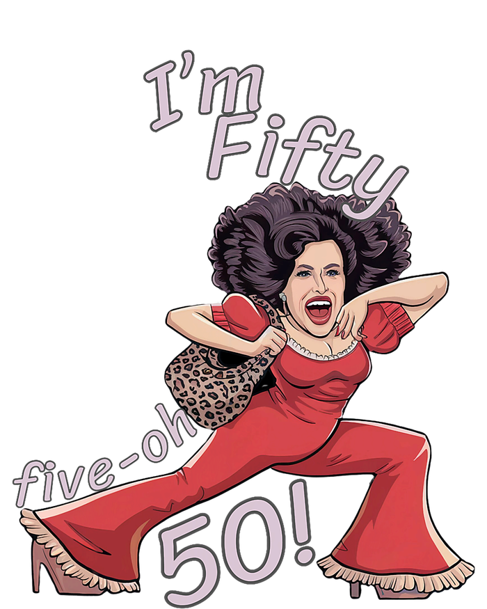 I’M Fifty Fiveoh 50 Funny Sally Kick Lady O’Malley Birthday Sustainable Bucket Hat