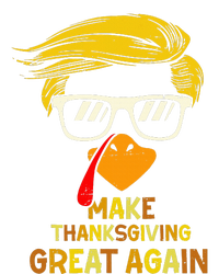 Vintage Make Thanksgiving Great Again Turkey Trump Face 2024 Grommeted Golf Towel