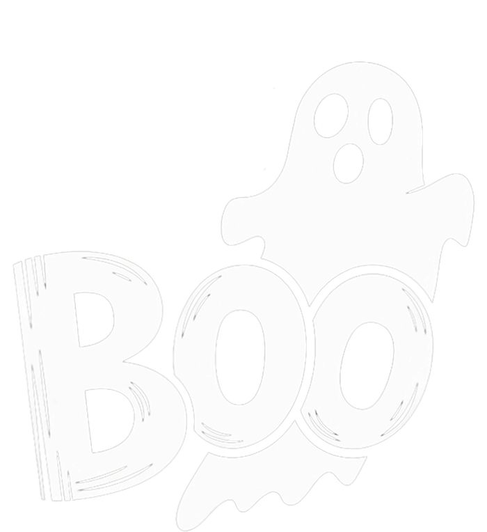 Funny Boo Ghost Retro Halloween Costume Flat Bill Trucker Hat