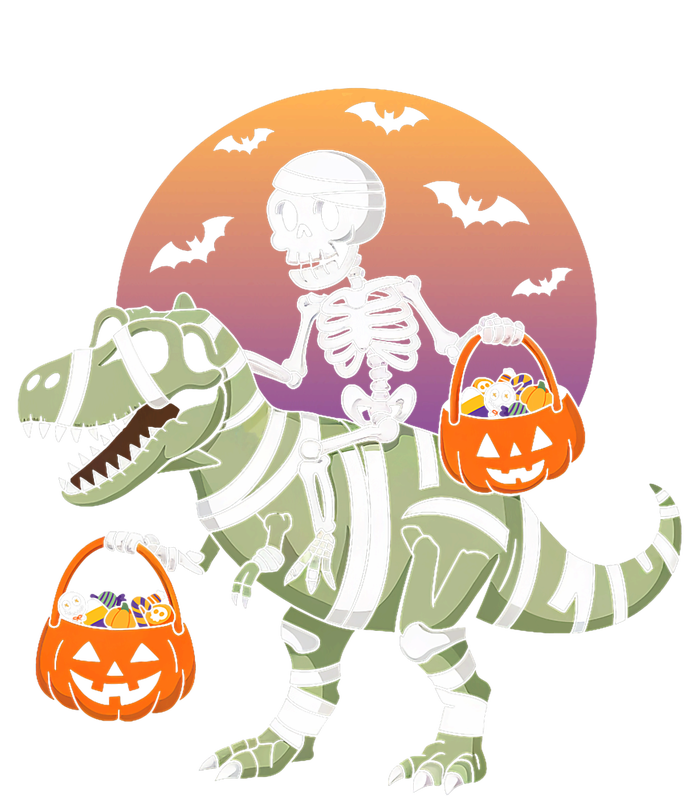 Funny Halloween Dinosaur T Rex Skeleton Coaster