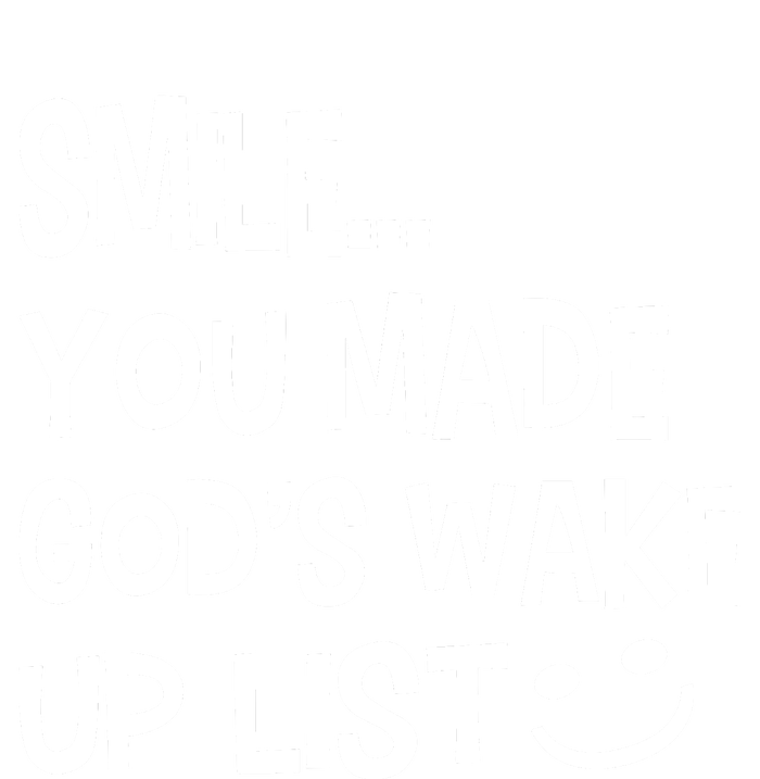 Smile You Made Gods Wake Up List Christian Jesus Short Acrylic Beanie