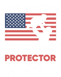 Usa American Flag Fathers Day Husband Daddy Protector Hero Gift Tall Long Sleeve T-Shirt