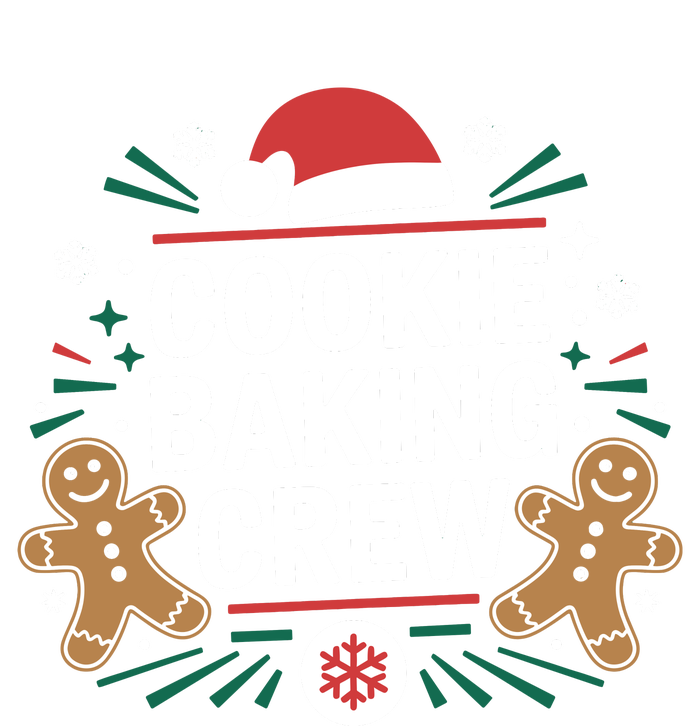 Cookie Baking Crew Funny Xmas Baking Lover Christmas Striped Beanie with Solid Band