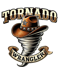 Tornado Wrangler Bold Western Cowboy Graphic Design Women's Fleece Hoodie