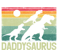 Vintage Daddysaurus Trex Dinosaur Daddy FatherS Day Gift T-Shirt