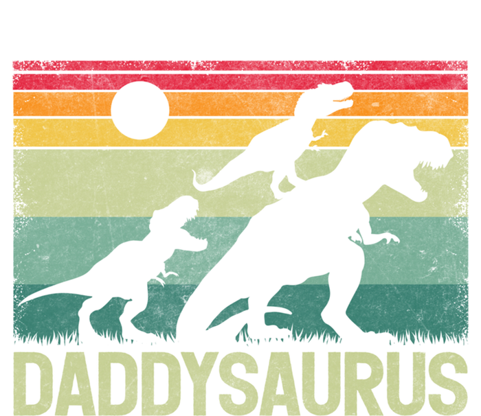 Vintage Daddysaurus Trex Dinosaur Daddy FatherS Day Gift T-Shirt