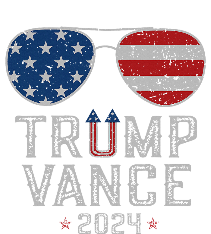 Trump Jd Vance 2024 Retro Stripe And Star Trump Vance 2024 T-Shirt