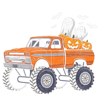 Halloween Monster Truck Ghost Pumpkin Women's Pullover Hoodie