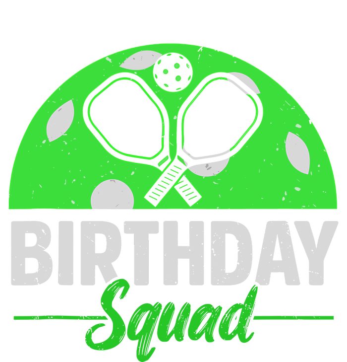 Happy Birthday Squad Pickleball Sports Theme Birthday Party T-Shirt