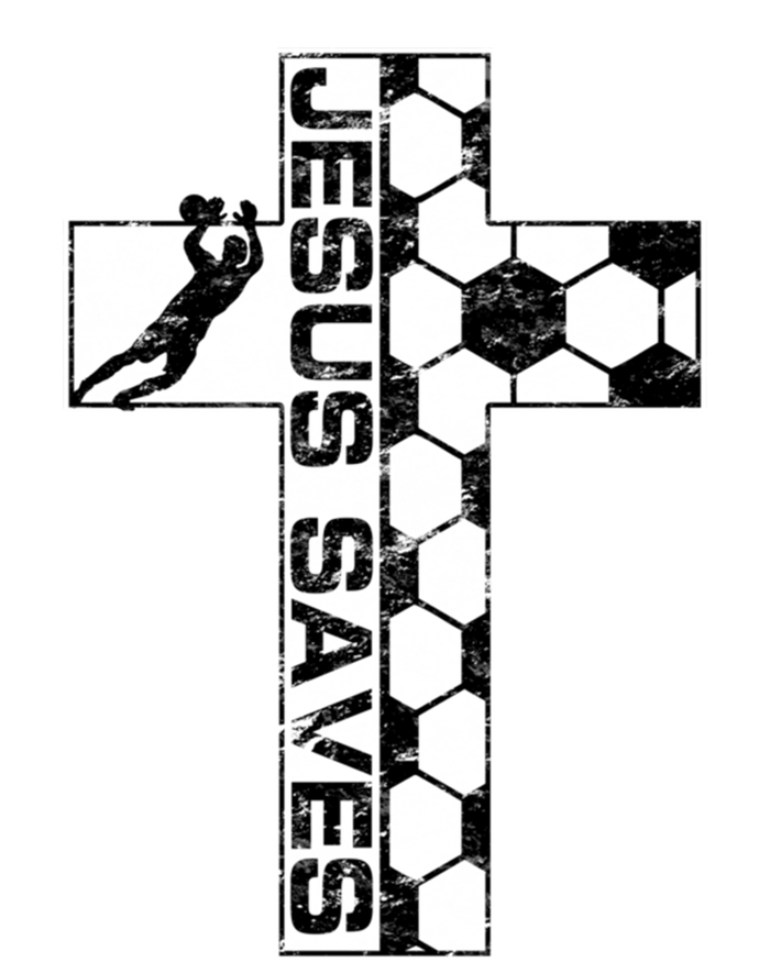 Jesus Saves Soccer Cross Goalie Keeper Christian Faith Sustainable Beanie