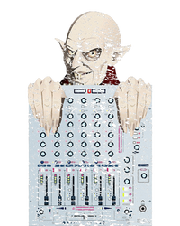 Vampire Orlock Mixing Board T-Shirt