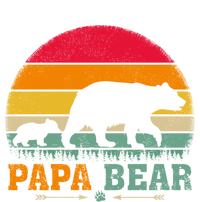 Vintage Retro Bear Animal Lover Papa Bear FatherS Day Gift T-Shirt