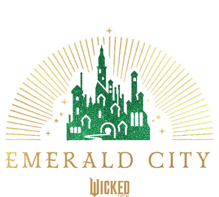 Wicked Emerald City Cropped Pullover Crew