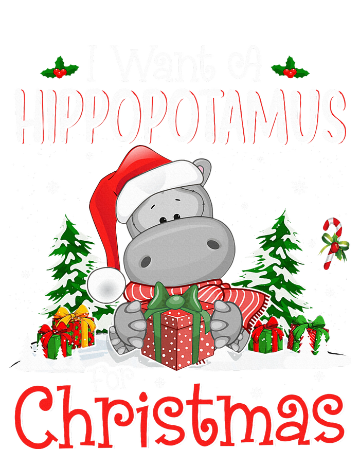 I Want A Hippopotamus For Christmas Xmas Hippo Cooling Performance Crew T-Shirt