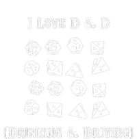 I Love D And D Drinking And Driving Funny Gamer D20 Lover Pom Pom 12in Knit Beanie