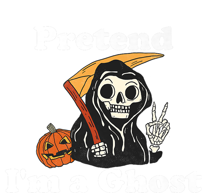 Pretend Im A Ghost Funny Lazy Halloween Party Costume 2024 Premium Toddler Fine Jersey T-Shirt