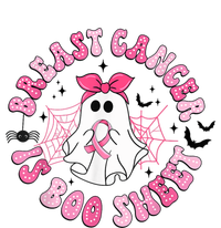 Breast Cancer Is Boo Sheet Boo Ghost Happy Halloween V-Neck T-Shirt