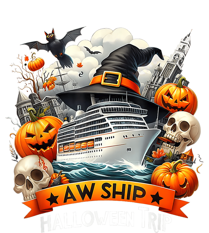 Aw Ship Halloween Trip Family Cruising Crew Cruise Squad Toddler Hoodie