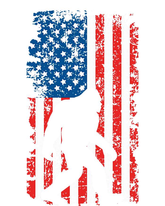 Bigfoot American Flag Sasquatch T-Shirt