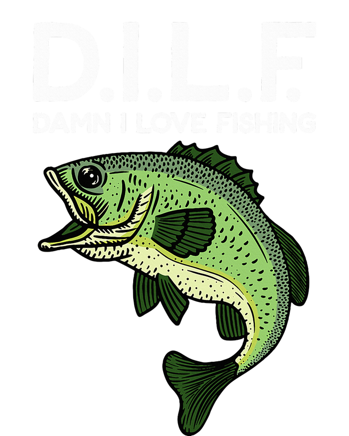 D.I.L.F Damn I Love Fishing T-Shirt