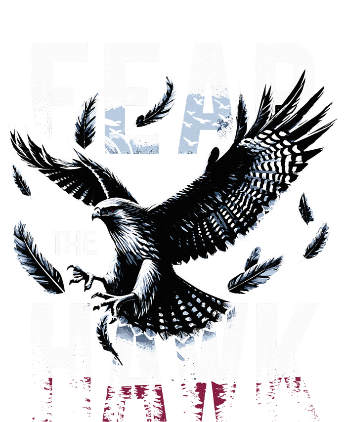 Fear The Hawk Hawks Hawks Tie-Dye T-Shirt