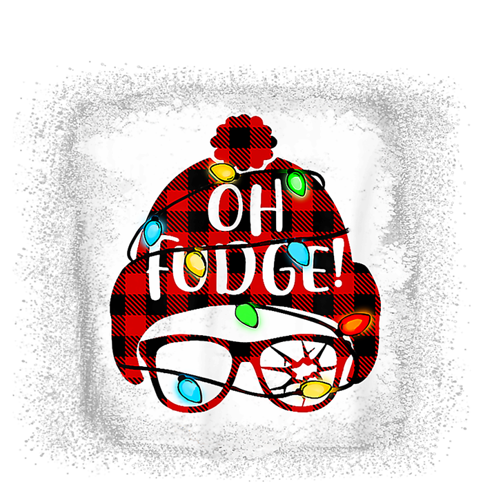 Bleached Ohfudge Funny Merry Christmas Red Plaid Impact Tech Backpack