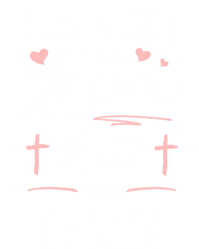 Just A Girl Who Loves Jesus And Soccer Cute Gift Sustainable Beanie