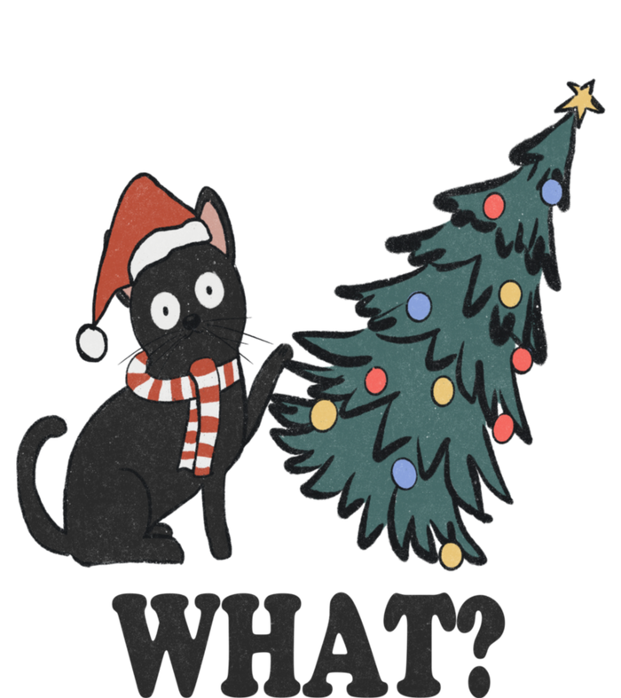 Cute Holiday Christmas Xmas Cat Cats Funny Tree Lights T-Shirt