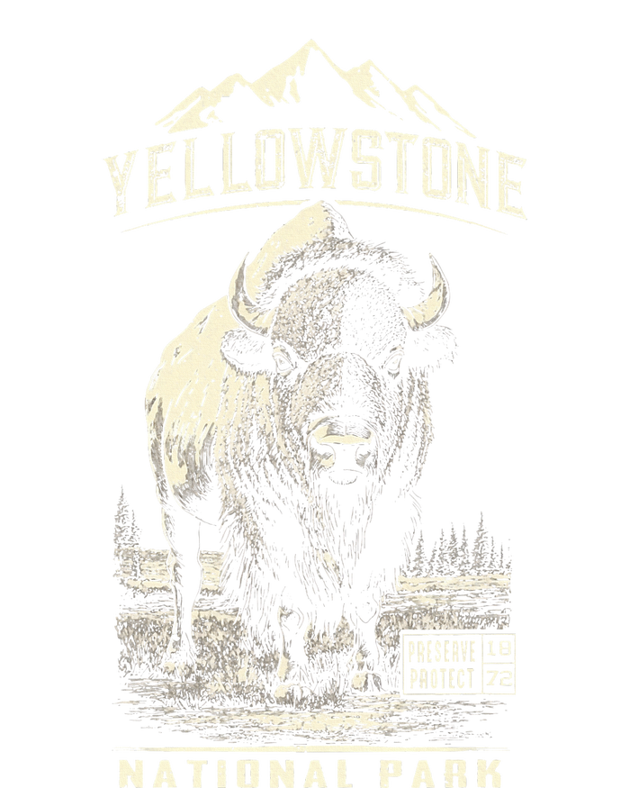 Buffalo American Bison Yellowstone National Park Kids Long Sleeve Shirt