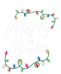 Merry And Bright Christmas Lights Xmas Holiday Family Match Kids Sweatshirt