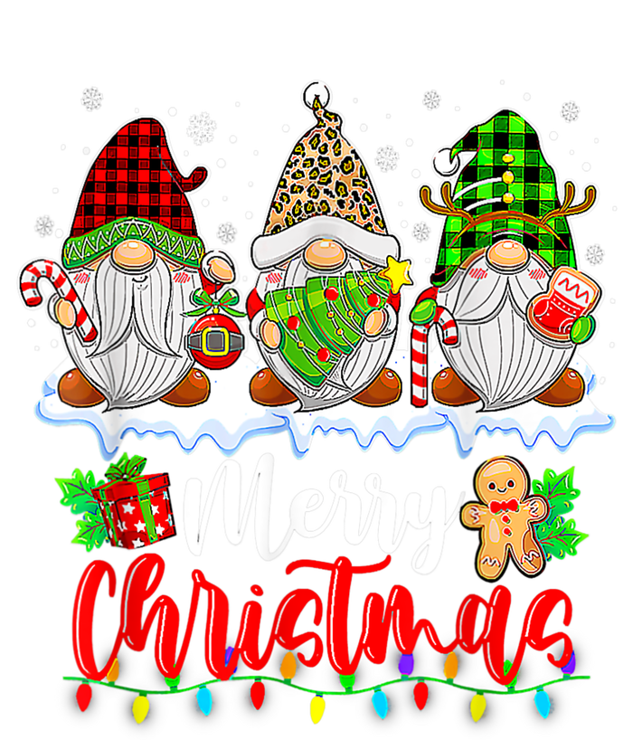 Cute Gnomes Merry Christmas Light Family Gnome Xmas Matching T-Shirt