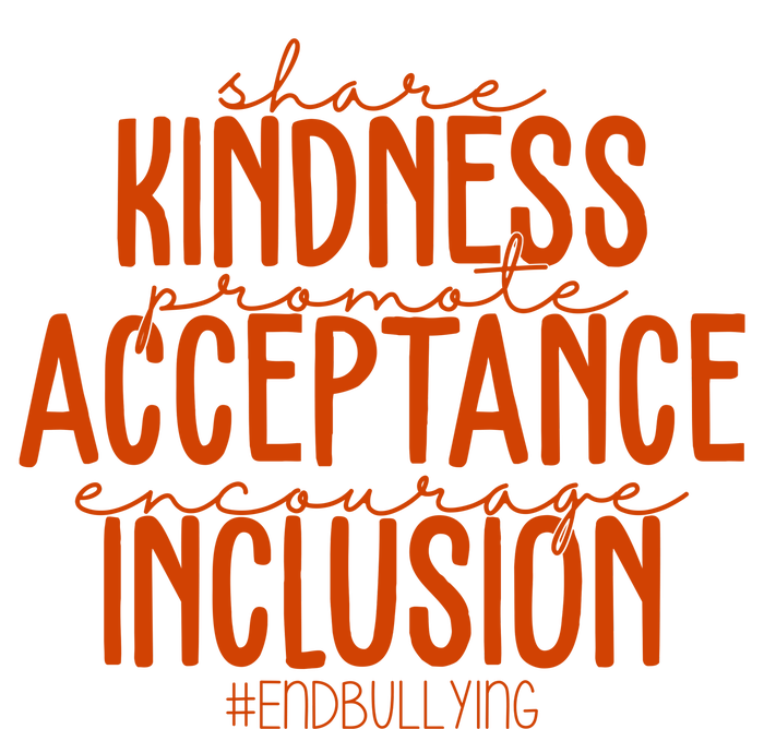 Share Kindness Promote Acceptance Encourage Inclusion End Bullying Unity Day Magnet