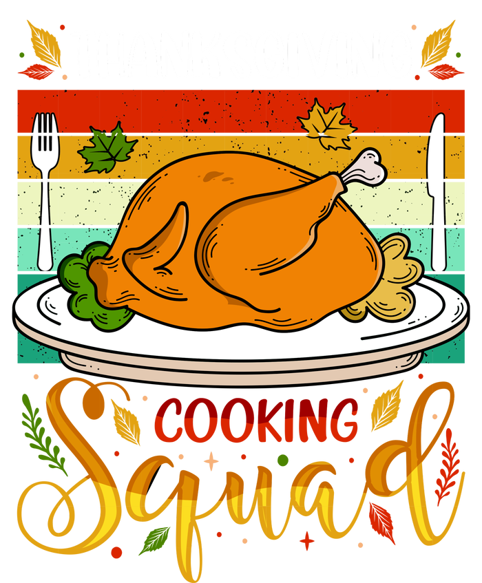 Thanksgiving Cooking Squad Fun Turkey Dinner Cooking Team T-Shirt